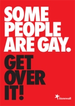 Get Over It billboards in Britain to promote gay positive attitudes