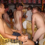 British soldiers in trouble for playing "naked bar"
