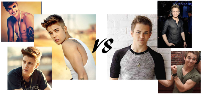 Justin Bieber versus Hunter Hayes