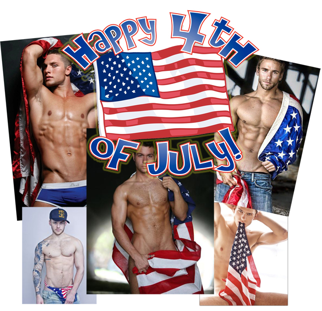 Happy hunky Fourth of July