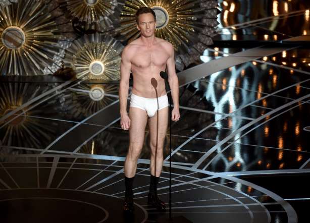 Neil Patrick Harris in his undies at the oscars