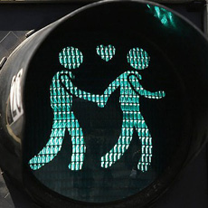 Gay Vienna traffic signs